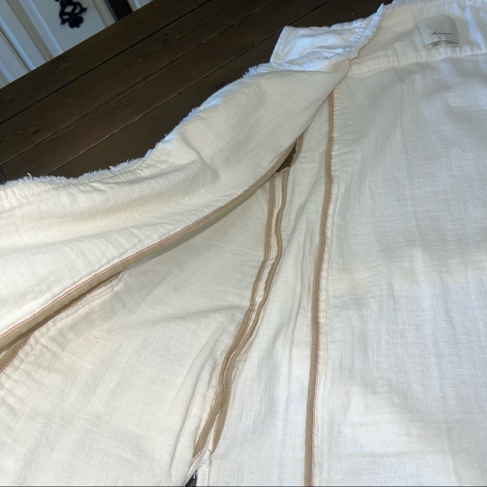 Anthropologie Elevenses frayed Luna open style vest - Picture 8 of 11